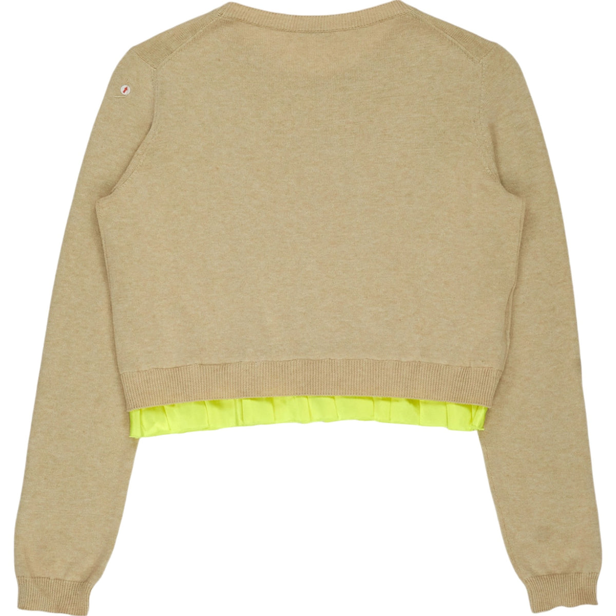 Miu Miu Beige Yellow Knit Jumper