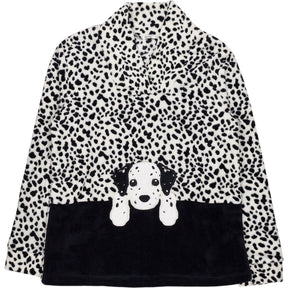 Promise Dalmatian Print Fleece Pyjama
