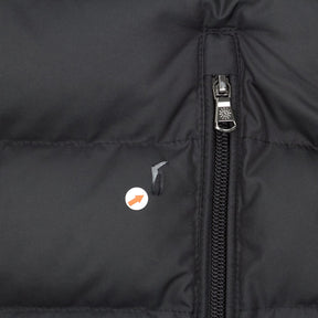 Sandbanks Black Frontier Hooded Gilet