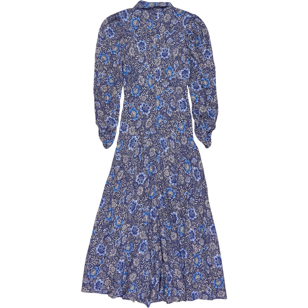Ghost Blue Floral Midi Dress