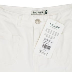 Baukjen White Jena Organic Cotton Crop Jeans