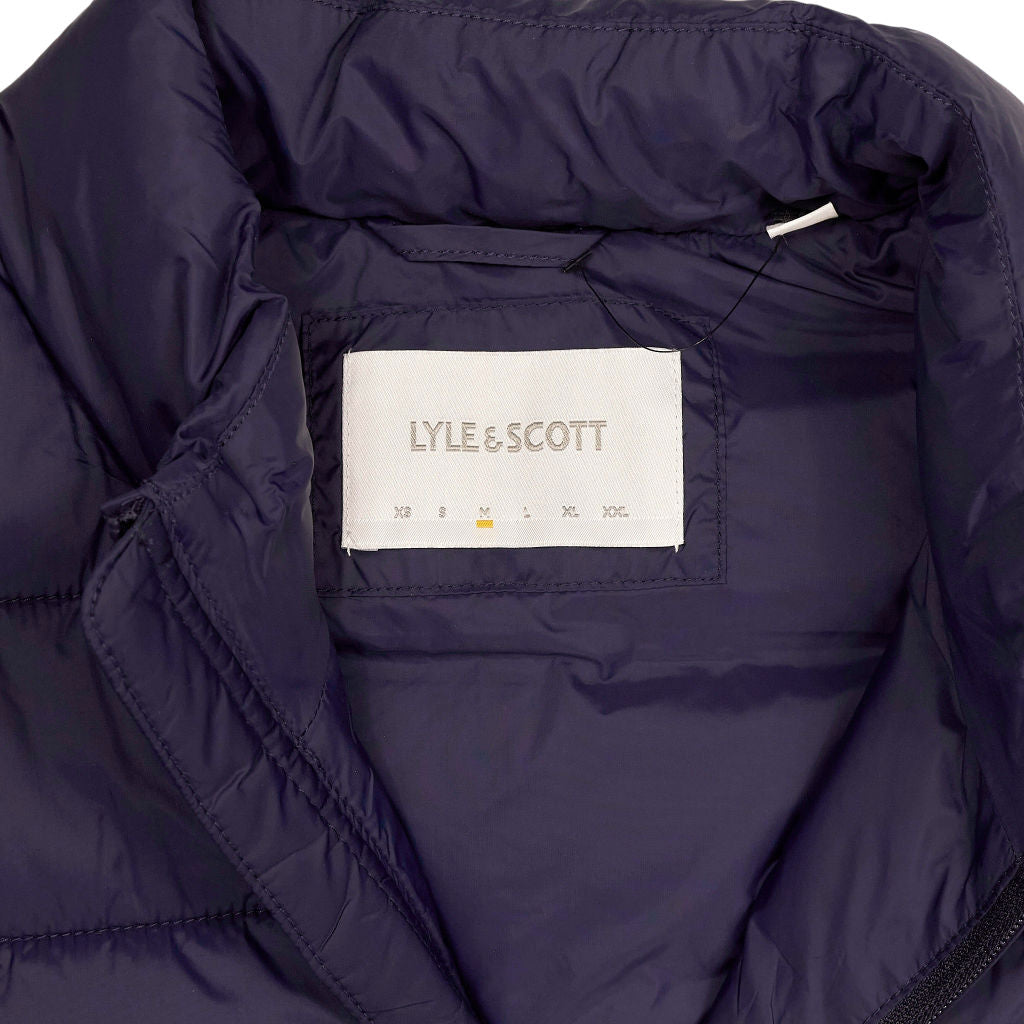 Lyle & Scott Navy Quilted Puffer Gilet