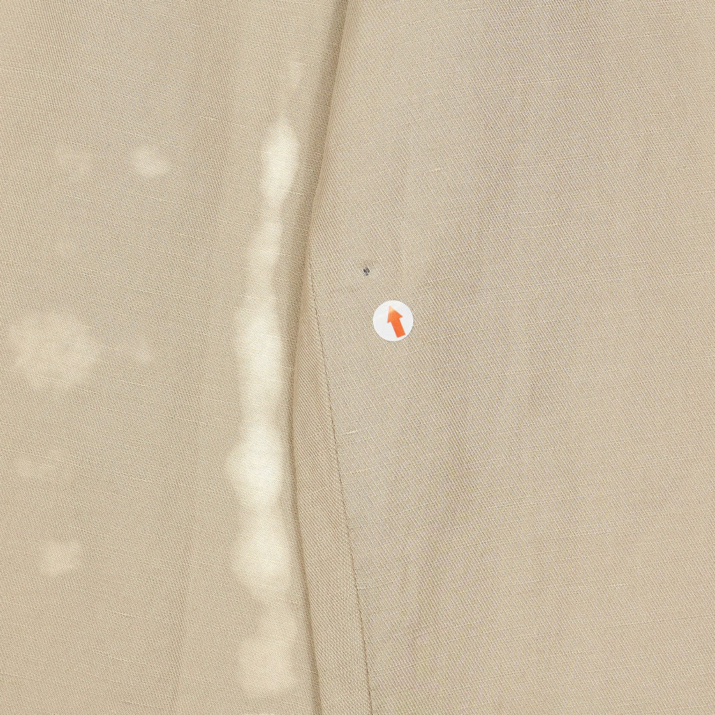 Tommy Hilfiger Beige Linen Tapered Trousers