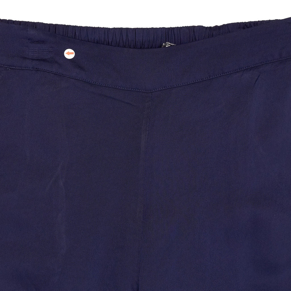 NRBY Navy Viscose Drawstring Trousers