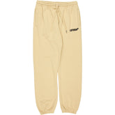 Off-White Beige Joggers Cotton