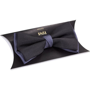 Moss Black Blue Bow Tie