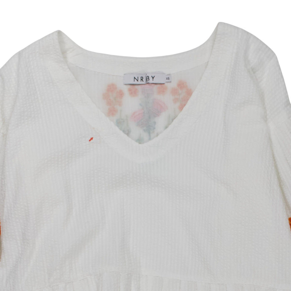 NRBY White Embroidered Dress