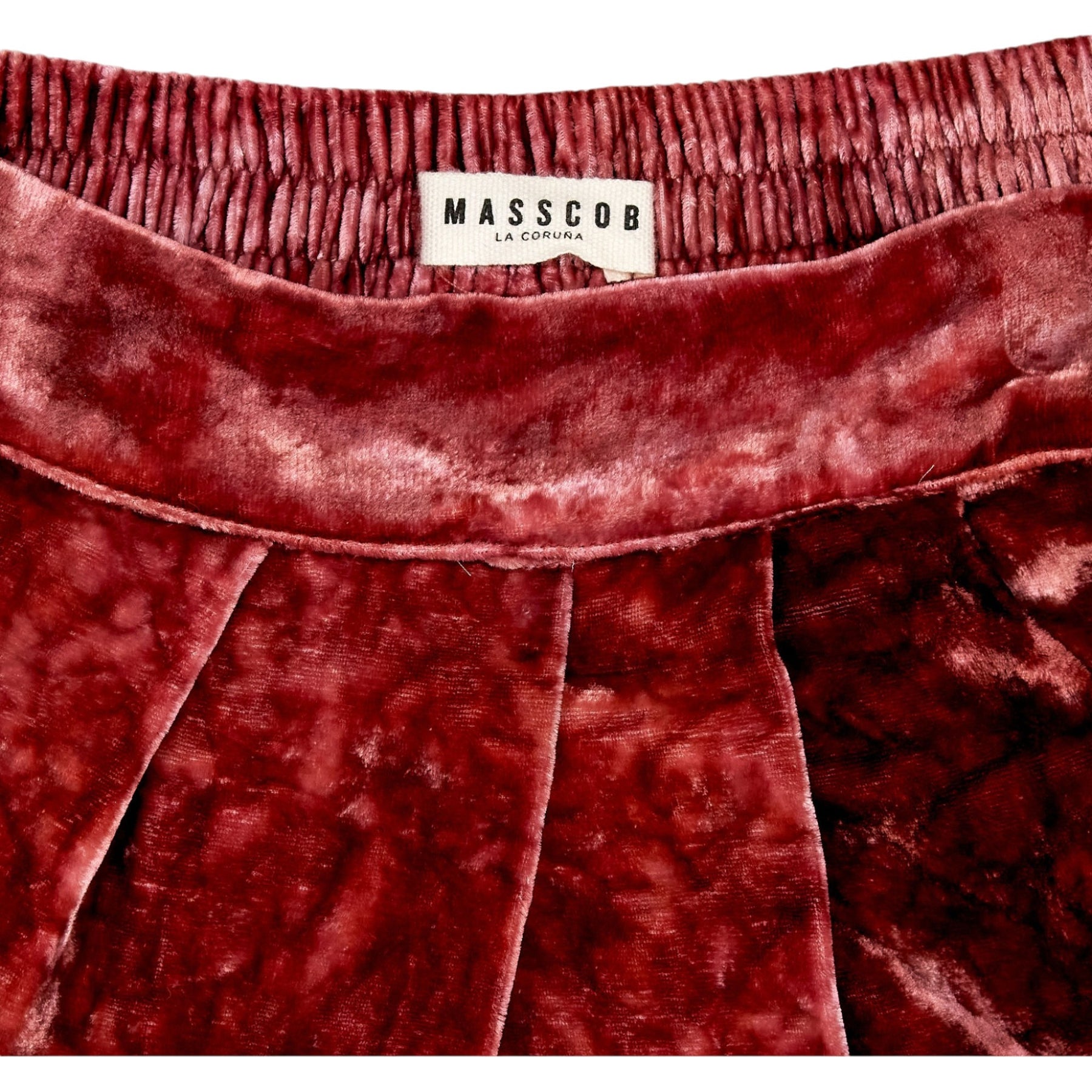 Masscob Red Velvet Trousers