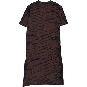 Hush Brown Black Tie-Dye T-Shirt Dress