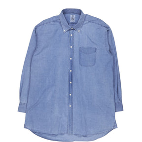 Cordings Blue Cotton Long Sleeve Shirt