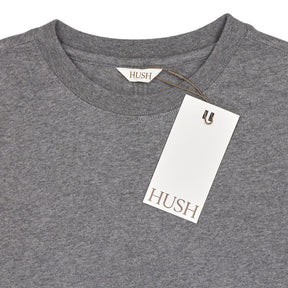 Hush Dark Grey Marl Slim Long Sleeve T-Shirt