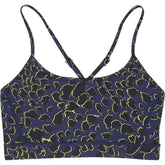 Hush Blue Yellow Alfa Printed Sports Bra