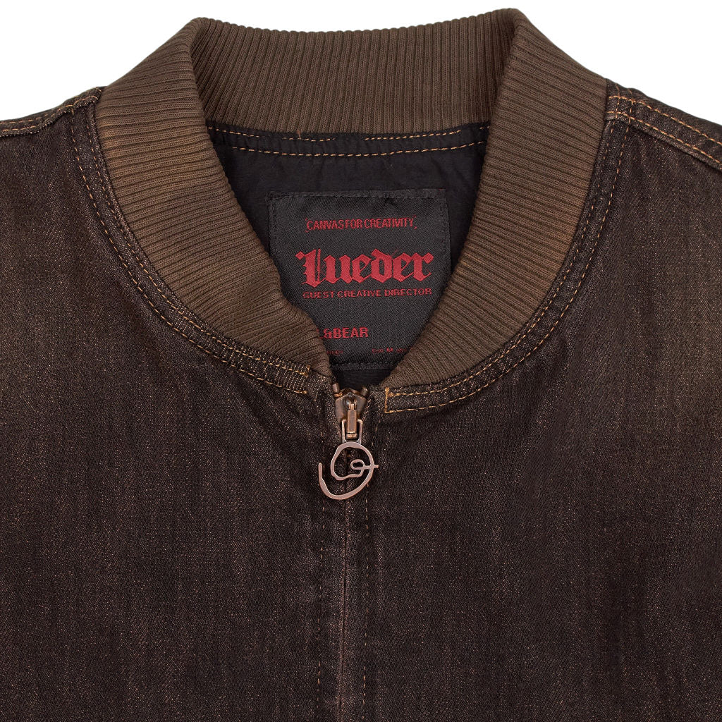 Pull & Bear Brown Bomber Jacket