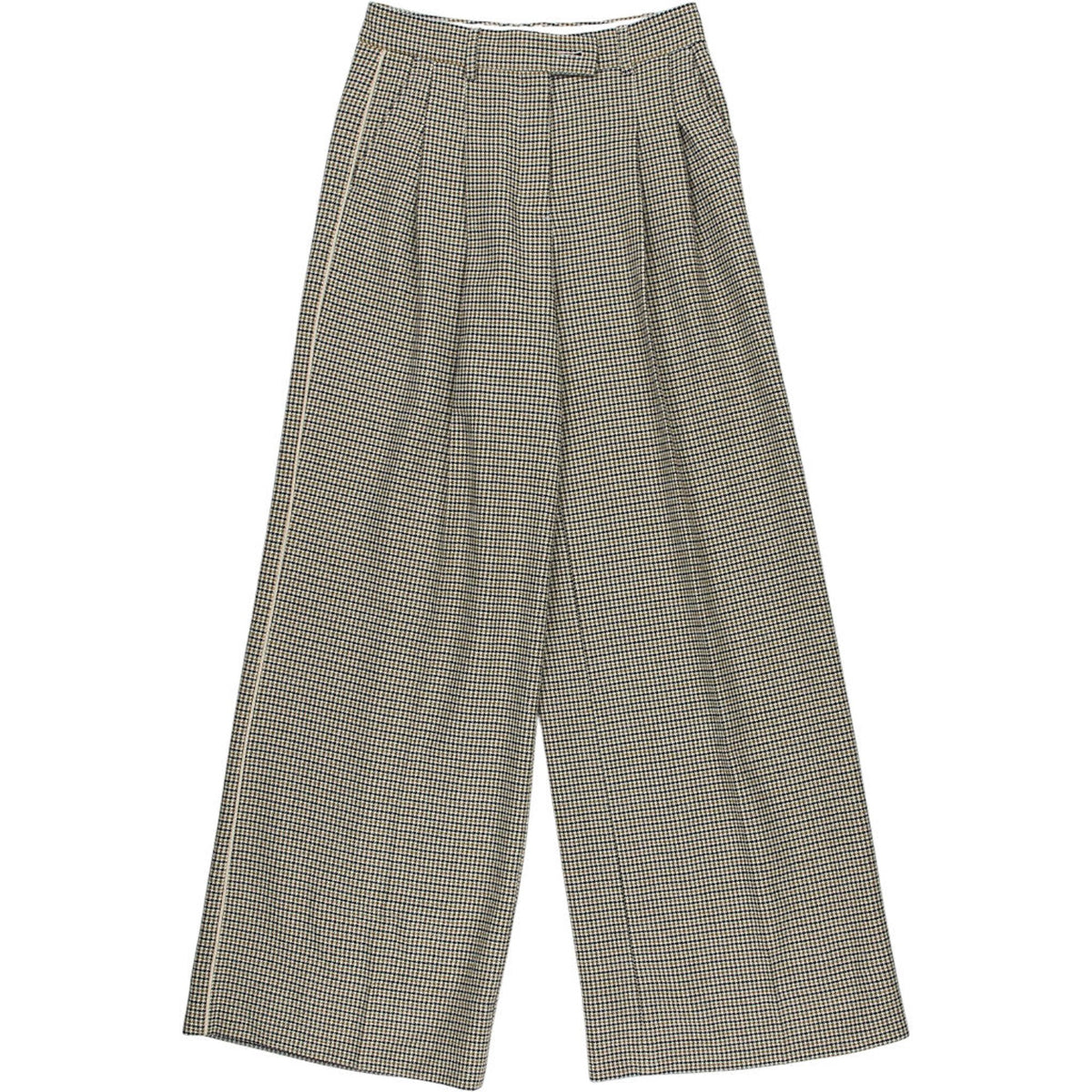 ME+EM Check Wide Leg Trousers