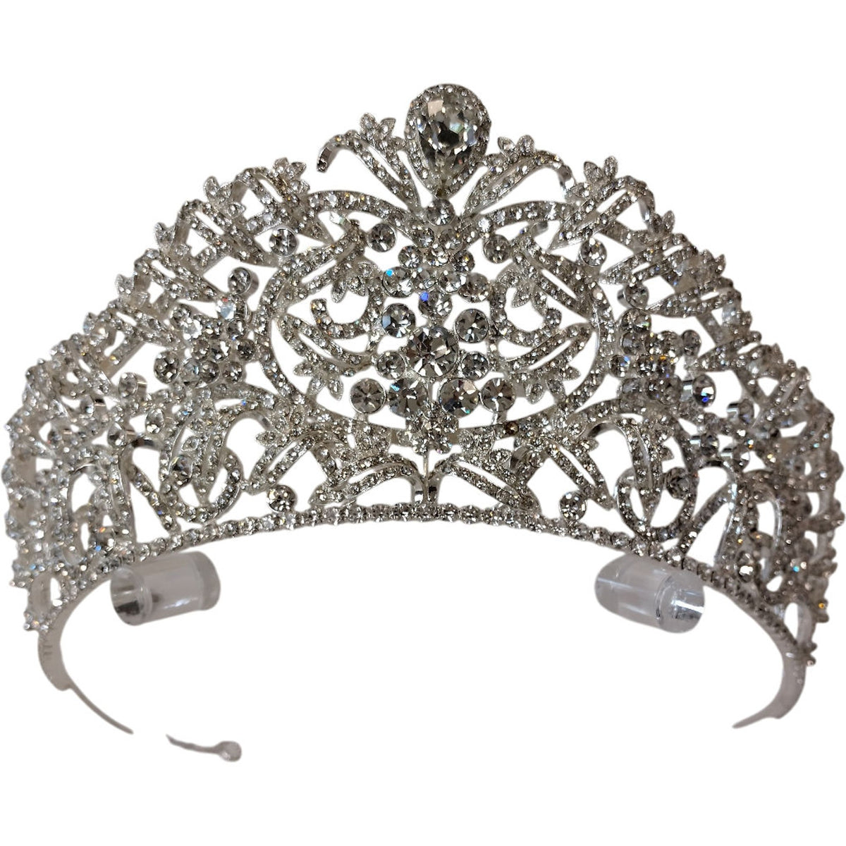 Silver Rhinestone Bridal Tiara
