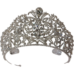 Silver Rhinestone Bridal Tiara