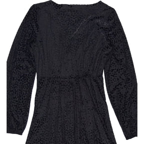 Wyse Black Claudia Devore Dress