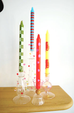 Design Dinner candles - Set of 4 - Colour Me Cool