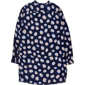 COS Blue Patterned Long Shirt Dress