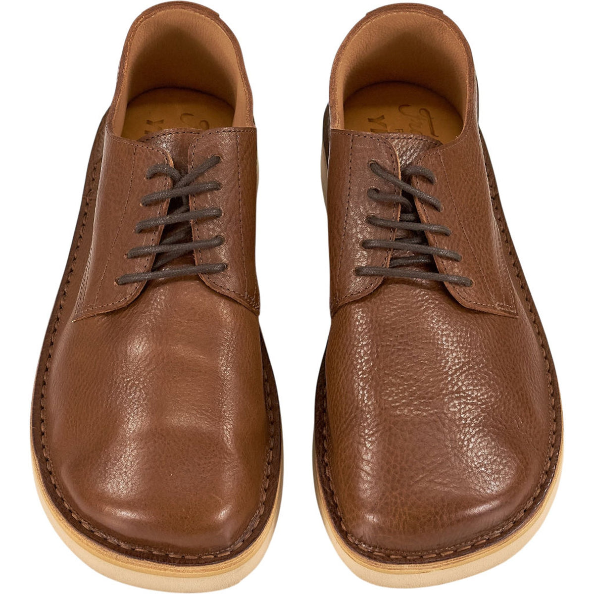 Fracap Brown Leather Shoes