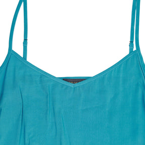 WYSE Blue Viscose Strappy Top