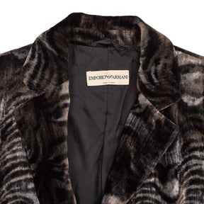 Emporio Armani Brown Patterned Blazer