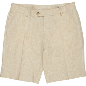 Moss Beige Textured Shorts
