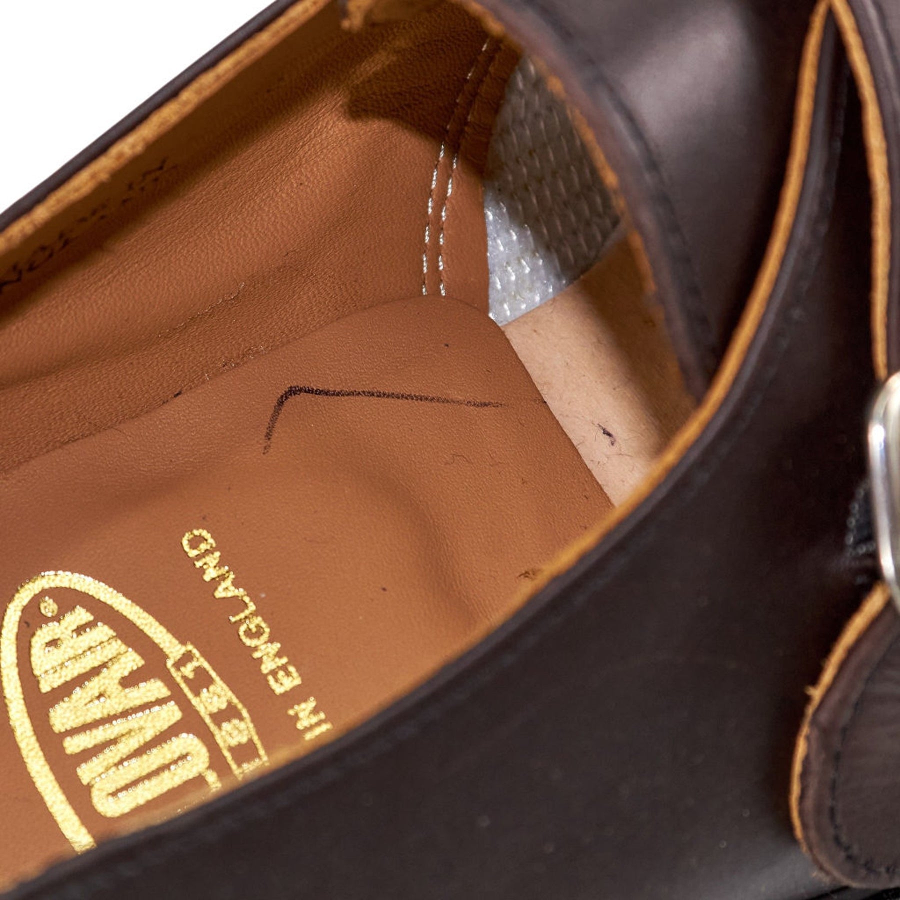 YMC Brown Leather Monk Strap Shoes