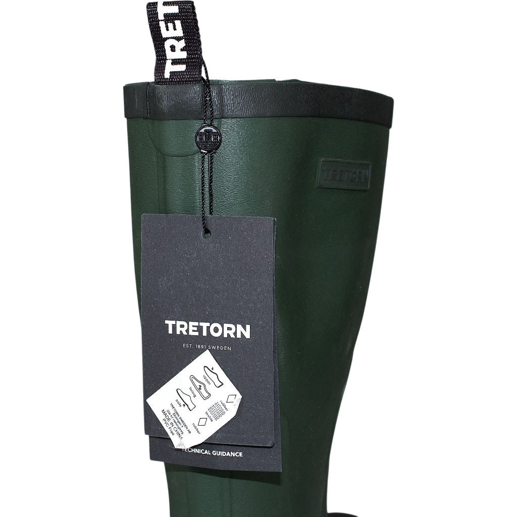 Tretorn Green Rubber Wellington Boots