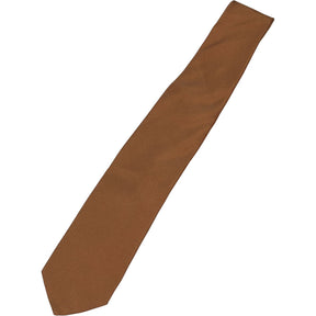 Drake's Camel Brown Silk Twill Tie