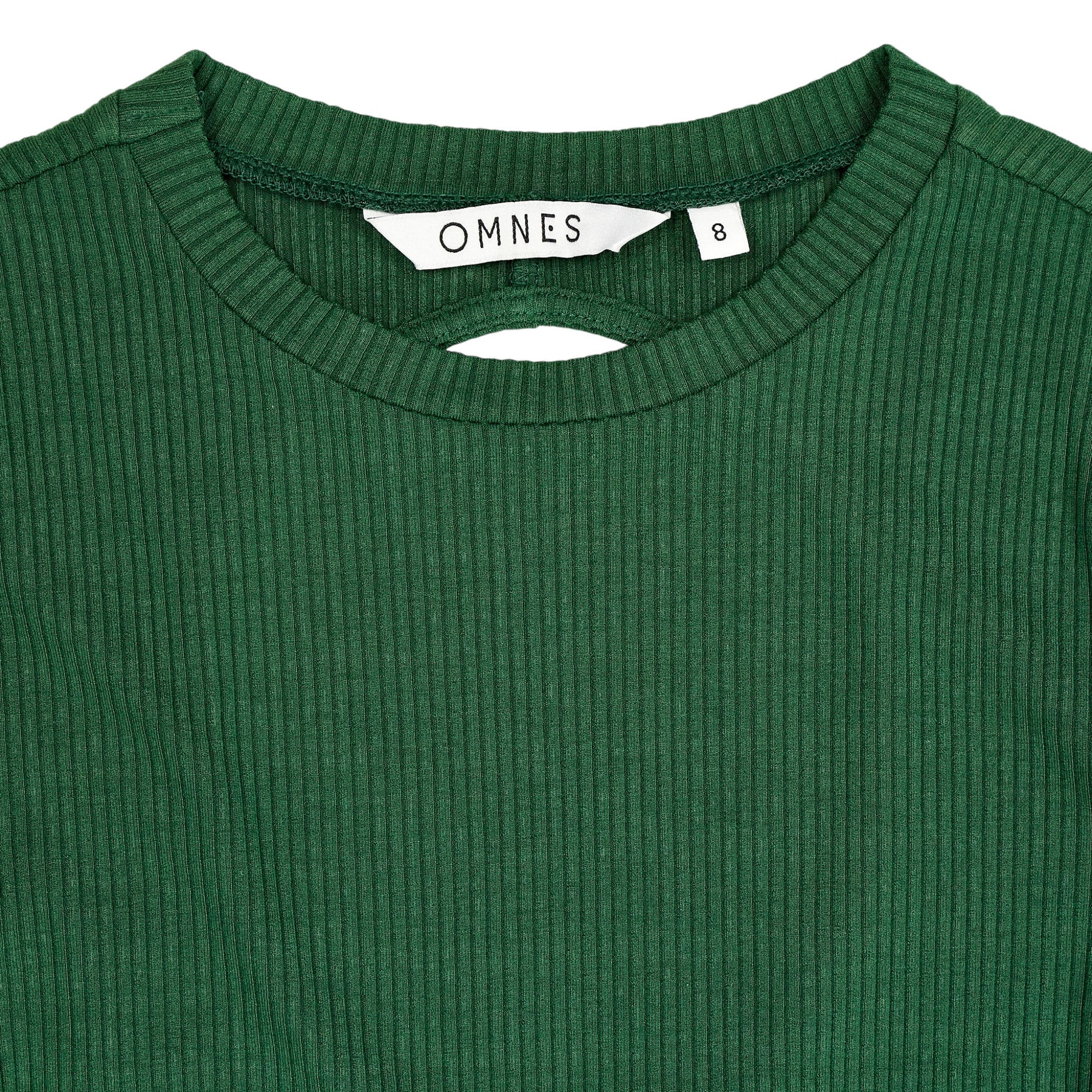 Omnes Green Ribbed Bodysuit