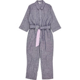 NRBY Blue Linen Jumpsuit