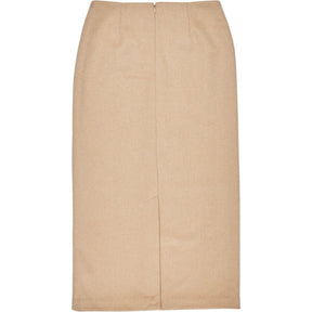 Aligne Beige Wool Skirt