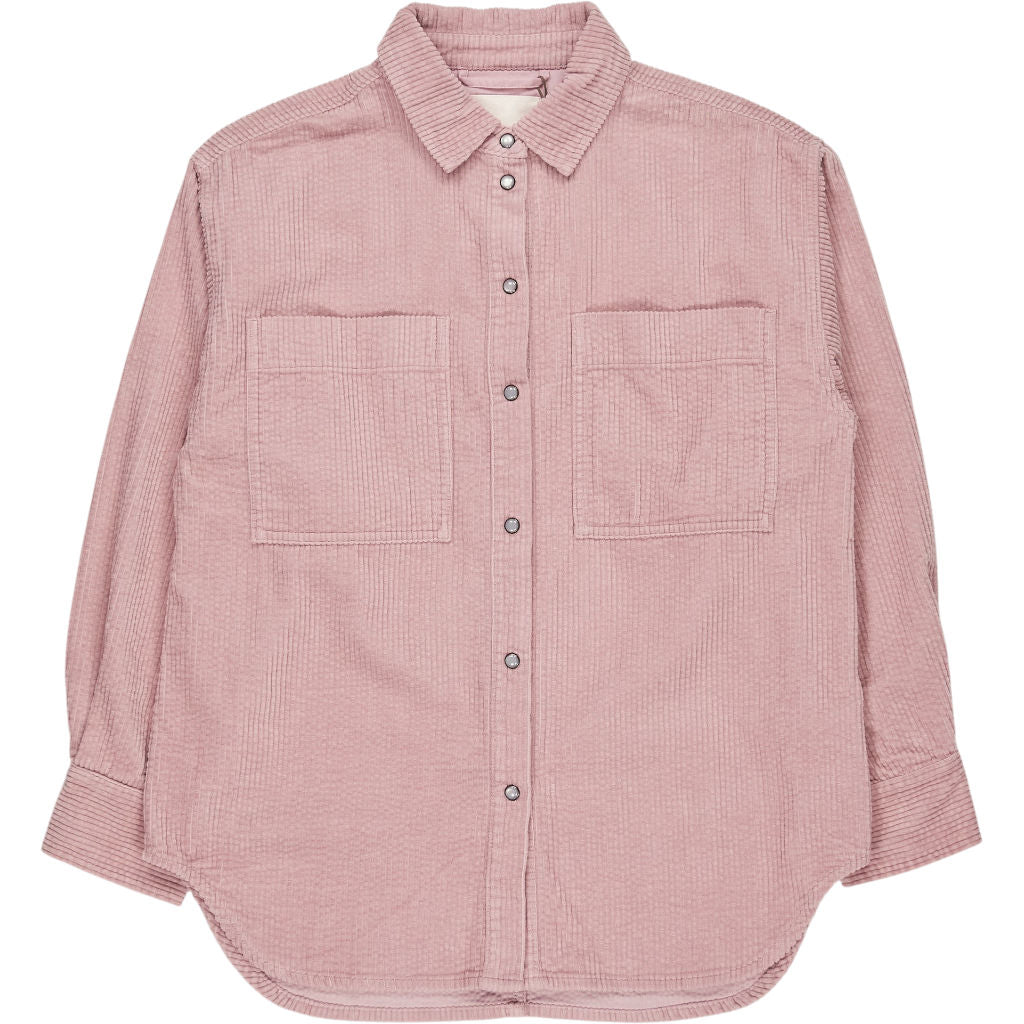 Hush Dusty Pink Cleo Cord Shirt