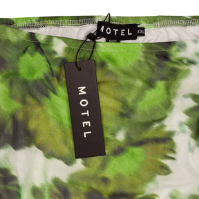 Motel Green Blurred Daisy Skirt