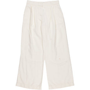 Hush Ecru Lya Cotton Wide Leg Trousers
