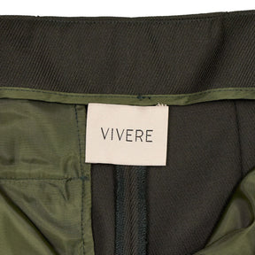 Vivere Green Flared Trousers