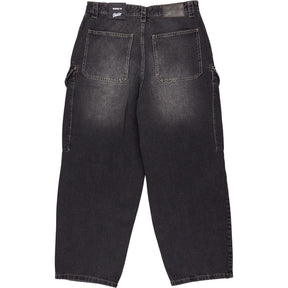 Pull & Bear Black Skater Fit Cargo Jeans