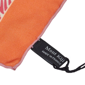 Mont Kiji Orange Miniwonder Silk Neck Scarf