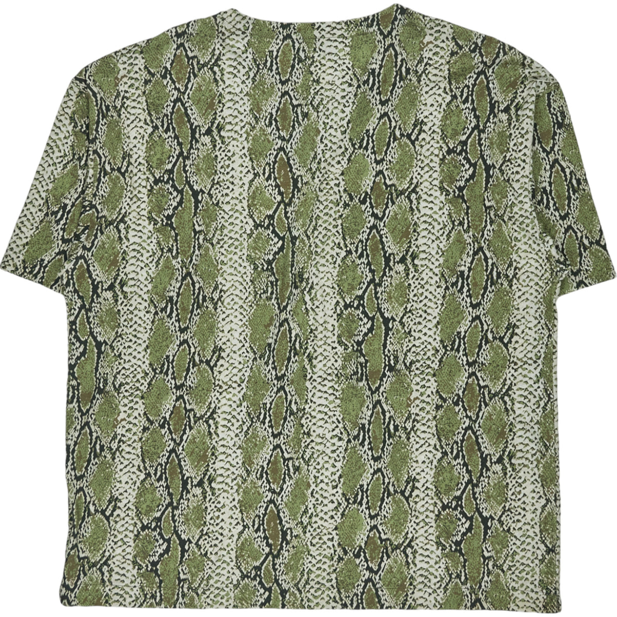 YMC Green Snake Print Shirt