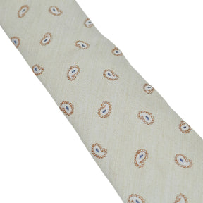 Tessitura Bottinelli x Moss Beige Patterned Tie Bundle x 3