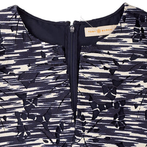 Tory Burch Navy Patterned Dress