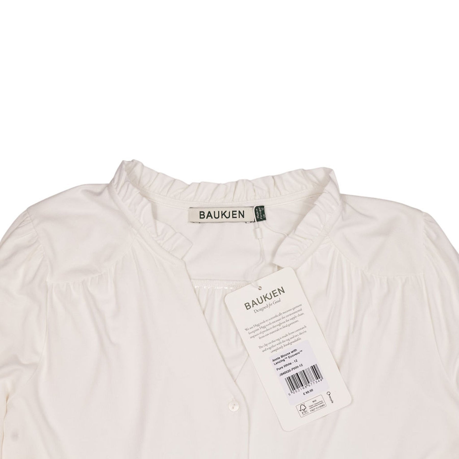 Baukjen White Lenzing Ecovero Blouse