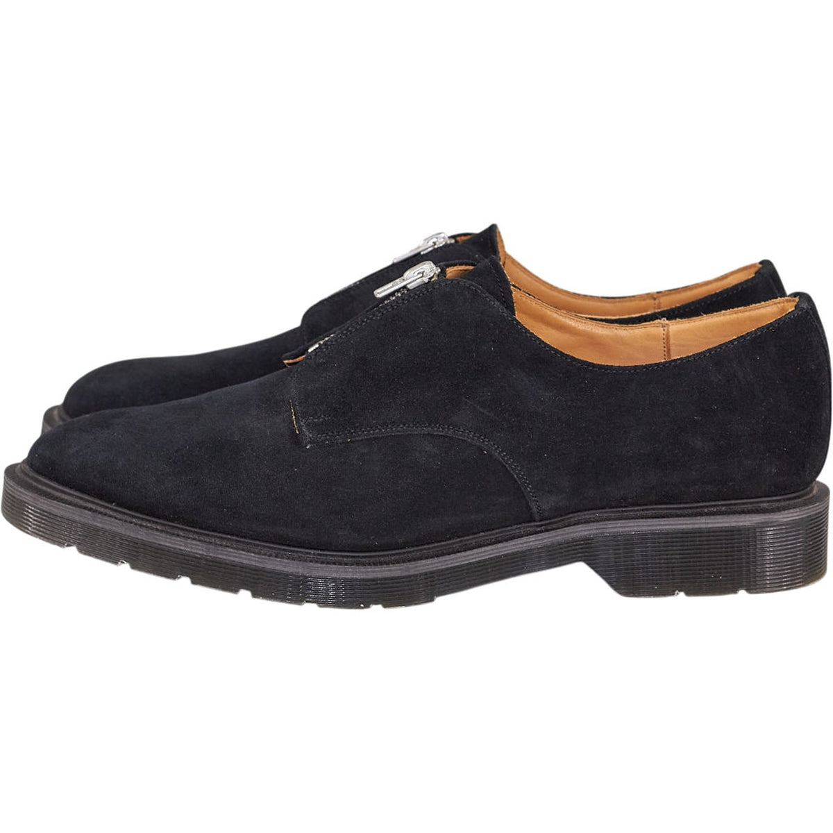 YMC Black Suede Zip Shoes