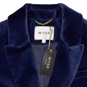 WYSE Midnight Velvet Florence Blazer