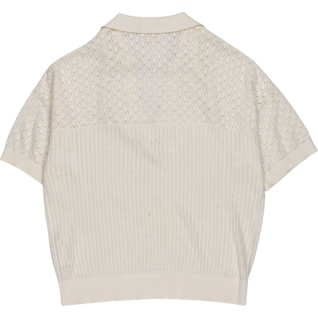Hush White Lace Knit Top