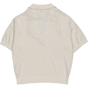 Hush White Lace Knit Top
