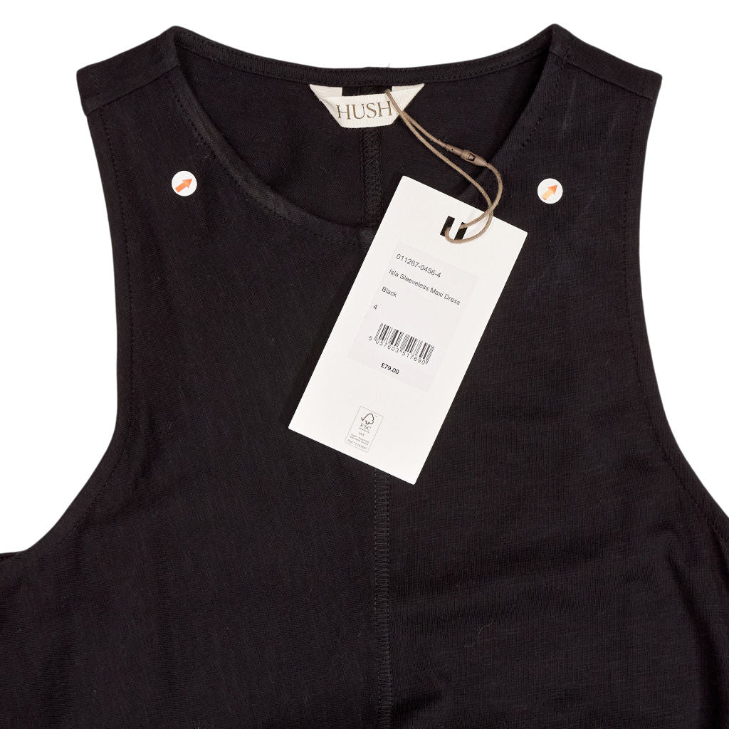 Hush Black Isla Sleeveless Maxi Dress