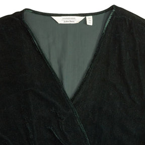 & Other Stories Green Velvet Dress