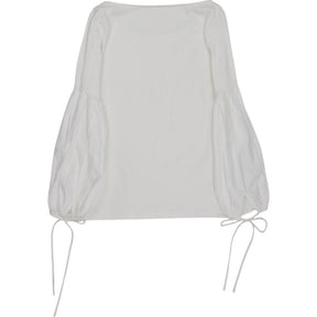 Mother of Pearl White Organic Cotton Top L
